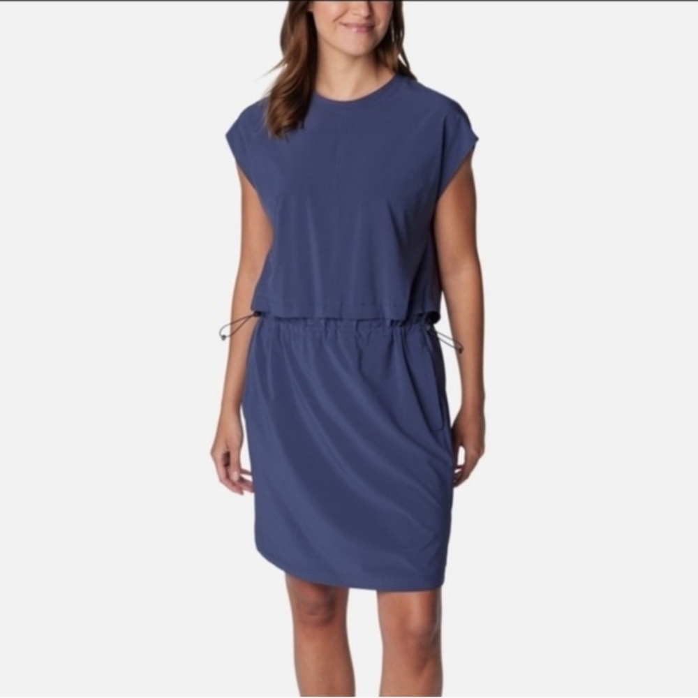 Columbia Boundless Beauty Blue Performance Dress - L